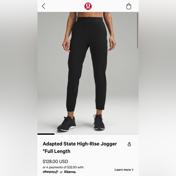 Like new size 4 joggers. Dont need for work anymore - Picture 1 of 4